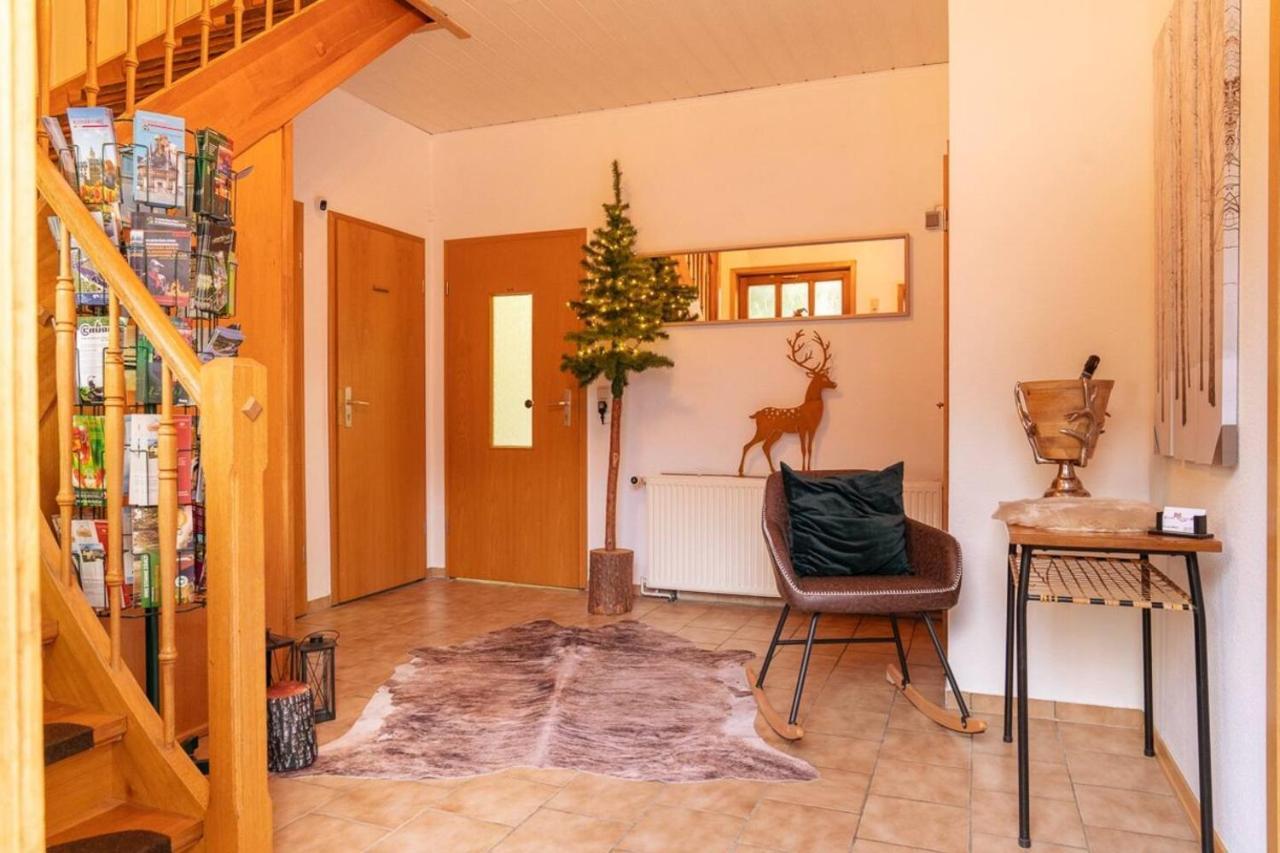 Das Waldseechalet Maerchenhafter Waldseeblick - Moderne Wohnung Mit Infrarotsauna Hasselfelde Exterior foto